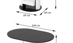 PRIMO MAX coffee table (different colours)